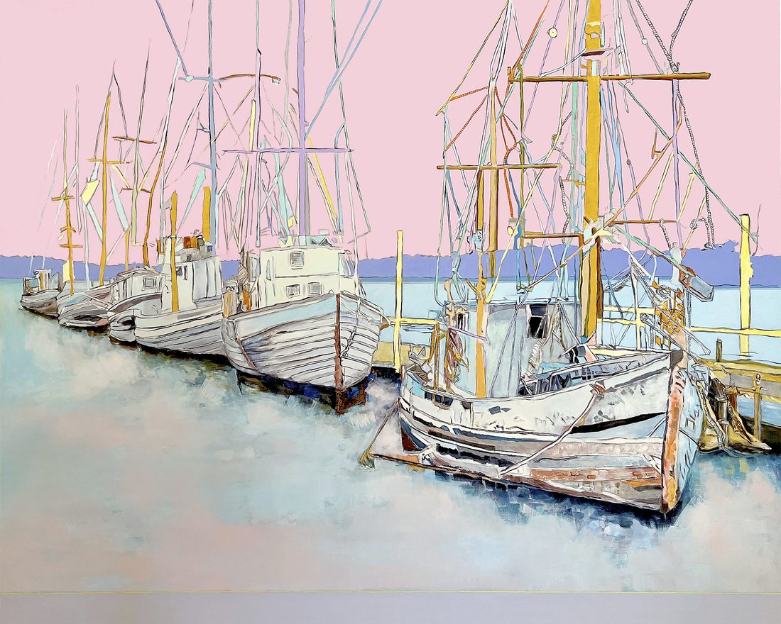 Shrimp Boats fine art print sample
